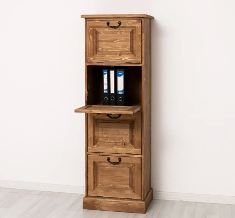 Comoda ingusta cu 4 usi rabatabile de la Studio Szel PS13 - Culoare_P001- CERUIT