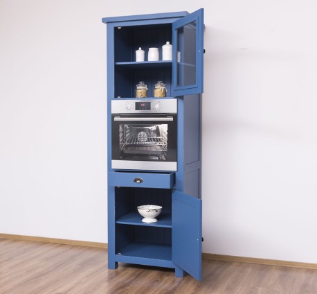 Mobilier de bucatarie 2 usi pentru cuptor de la Studio Szel PS512 - Culoare_P045A - VOPSIT ANTICHIZAT
