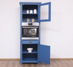 Mobilier de bucatarie 2 usi pentru cuptor de la Studio Szel PS512 - Culoare_P045A - VOPSIT ANTICHIZAT
