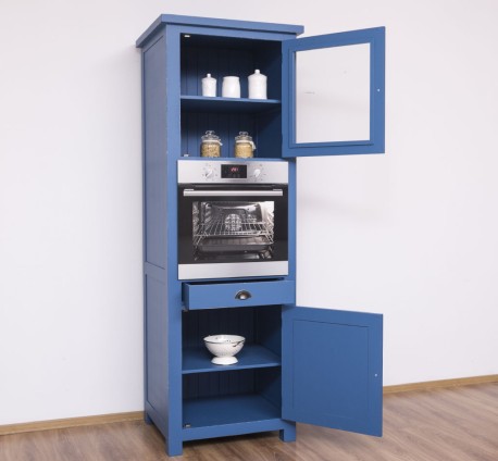 Mobilier de bucatarie 2 usi pentru cuptor de la Studio Szel PS512 - Culoare_P045A - VOPSIT ANTICHIZAT