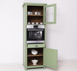 Mobilier de bucatarie 2 usi pentru cuptor de la Studio Szel PS514 - Culoare Ext._P054 / Culoare Int._P001 - DUBLU COLOR