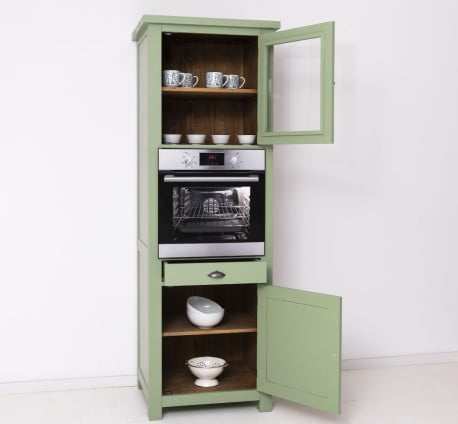 Mobilier de bucatarie 2 usi pentru cuptor de la Studio Szel PS514 - Culoare Ext._P054 / Culoare Int._P001 - DUBLU COLOR