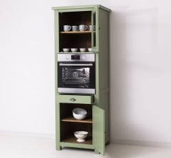 Mobilier de bucatarie 2 usi pentru cuptor de la Studio Szel PS514 - Culoare Ext._P054 / Culoare Int._P001 - DUBLU COLOR