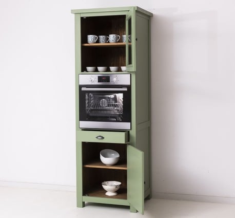 Mobilier de bucatarie 2 usi pentru cuptor de la Studio Szel PS514 - Culoare Ext._P054 / Culoare Int._P001 - DUBLU COLOR