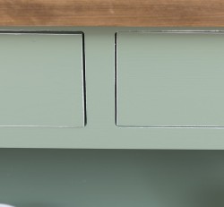 Consola cu 2 rafturi, 3 sertare de la Studio Szel PS09 - Culoare Top_P001 - Culoare Corp_P054A - DUBLU COLOR