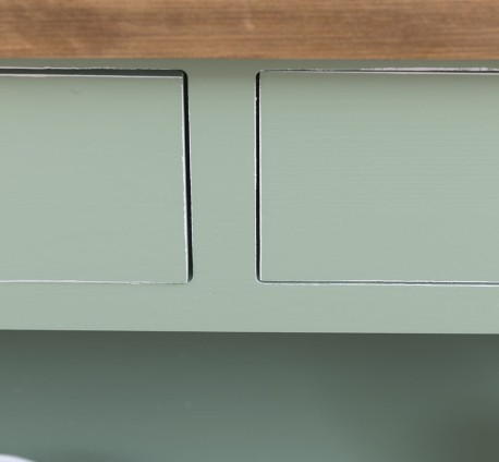 Consola cu 2 rafturi, 3 sertare de la Studio Szel PS09 - Culoare Top_P001 - Culoare Corp_P054A - DUBLU COLOR