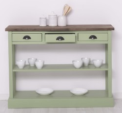 Consola cu 3 sertare si 1 polita de la Studio Szel PS513 - Culoare Top_P066 - Culoare Corp_P054 - DUBLU COLOR