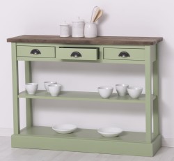 Consola cu 3 sertare si 1 polita de la Studio Szel PS513 - Culoare Top_P066 - Culoare Corp_P054 - DUBLU COLOR