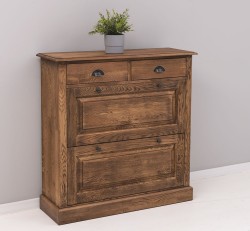 Dulap 2 usi si 2 sertare, stejar de la Studio Szel OPS358 - Culoare_P064 - PARIAT ADANC
