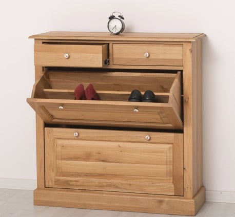 Dulap 2 usi si 2 sertare, stejar de la Studio Szel OPS358 - Culoare_P061 - LACUIT