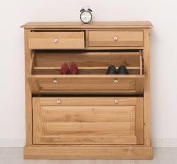 Dulap 2 usi si 2 sertare, stejar de la Studio Szel OPS358 - Culoare_P061 - LACUIT