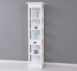 Raft cu 1 sertar, 3 polite de la Studio Szel PS515 - Culoare_P004A - VOPSIT ANTICHIZAT