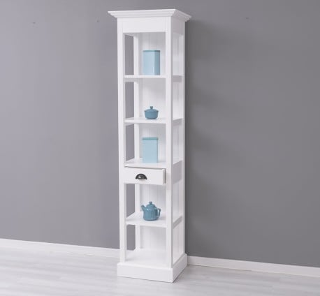 Raft cu 1 sertar, 3 polite de la Studio Szel PS515 - Culoare_P004A - VOPSIT ANTICHIZAT
