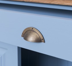 Dulap cu 2 usi si 1 sertar, blat stejar de la Studio Szel PS422 - Culoare Top_P089 - Culoare Corp_P053 - DUBLU COLOR