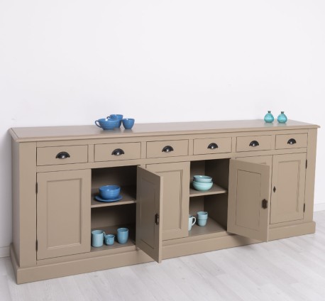 Bufet cu 6 usi si 6 sertare, BAS de la Studio Szel PS179BAS - Culoare_P031 - VOPSIT