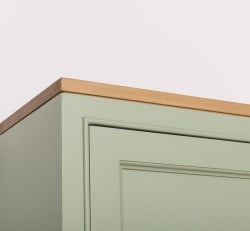 Dulap inalt cu 2 usi Pure de la Studio Szel PS644 - Culoare Top_P002 - Culoare Corp_P054 - DUBLU COLOR