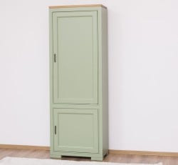 Dulap inalt cu 2 usi Pure de la Studio Szel PS644 - Culoare Top_P002 - Culoare Corp_P054 - DUBLU COLOR