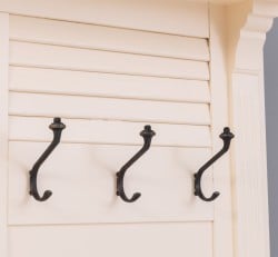 Cuier cu design Shutter cu oglinda, doua sertare, 1  usa de la Studio Szel PS722 - Culoare_P025A - VOPSIT ANTICHIZAT 