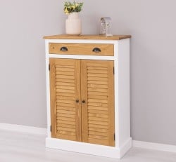 Comoda cu 2 usi si 1 sertar, Colectia Shutter de la Studio Szel PS572 - Culoare Top_P002 - Culoare Corp_P004 - Culoare Usi si Sertare_P002 - DUBLU COLOR