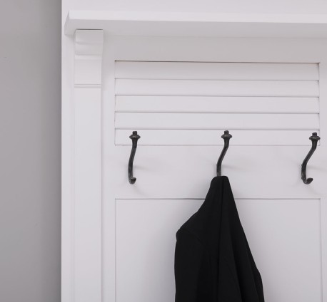 Cuier cu design Shutter cu doua usi de la Studio Szel PS721 - Culoare Top_P067 - Culoare Corp_P004 - Culoare Cornisa_P067 - DUBLU COLOR
