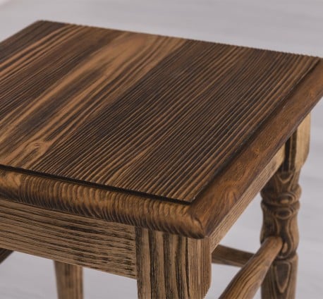 Scaun cu picioare strunjite de la Studio Szel PS679 - Culoare_P064 - PERIAT ADANC