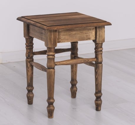 Scaun cu picioare strunjite de la Studio Szel PS679 - Culoare_P064 - PERIAT ADANC