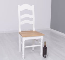 Scaun, blat stejar de la Studio Szel PS203 - Culoare Top_P061 - Culoare Corp_P004 - DUBLU COLOR