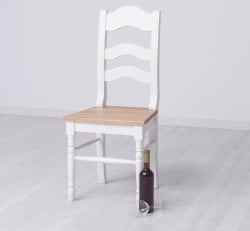 Scaun, blat stejar de la Studio Szel PS203 - Culoare Top_P061 - Culoare Corp_P004 - DUBLU COLOR