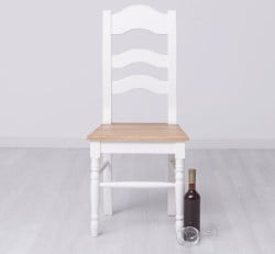 Scaun, blat stejar de la Studio Szel PS203 - Culoare Top_P061 - Culoare Corp_P004 - DUBLU COLOR