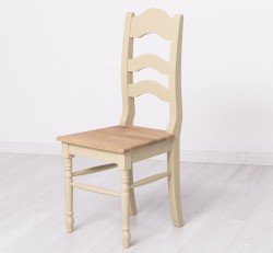 Scaun, blat stejar de la Studio Szel PS203 - Culoare Top_P061 - Culoare Corp_P046 - DUBLU COLOR