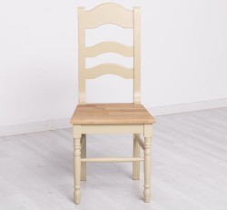 Scaun, blat stejar de la Studio Szel PS203 - Culoare Top_P061 - Culoare Corp_P046 - DUBLU COLOR