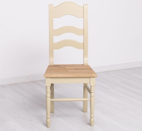 Scaun, blat stejar de la Studio Szel PS203 - Culoare Top_P061 - Culoare Corp_P046 - DUBLU COLOR