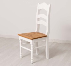Scaun, blat stejar de la Studio Szel PS203 - Culoare Top_P089 - Culoare Corp_P004 - DUBLU COLOR
