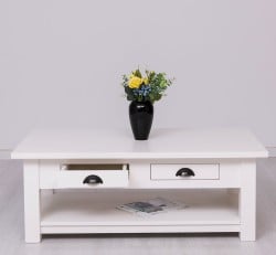 Masa cafea cu 2 sertare 120x65x45cm de la Studio Szel PS131 - Culoare_P039 - VOPSIT