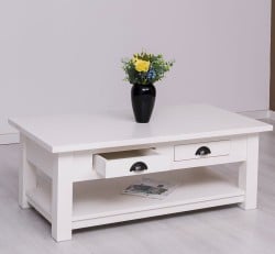 Masa cafea cu 2 sertare 120x65x45cm de la Studio Szel PS131 - Culoare_P039 - VOPSIT