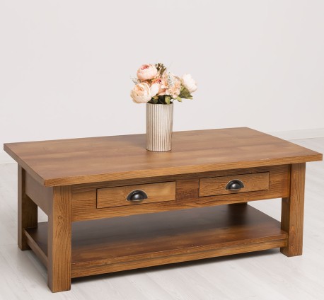 Masa cafea cu 2 sertare 120x65x45cm de la Studio Szel PS131 - Culoare_P084 - LACUIT & VOPSIT