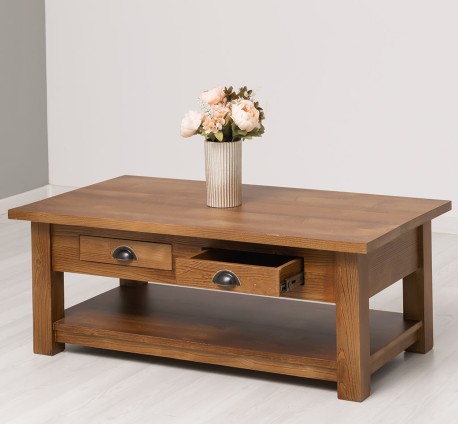 Masa cafea cu 2 sertare 120x65x45cm de la Studio Szel PS131 - Culoare_P084 - LACUIT & VOPSIT
