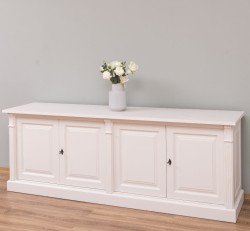 Bufet mare cu 4 usi, BAS, Colectia Directoire de la Studio Szel PS72BAS - Culoare Ext._P015A / Culoare Int._P002 - DUBLU COLOR