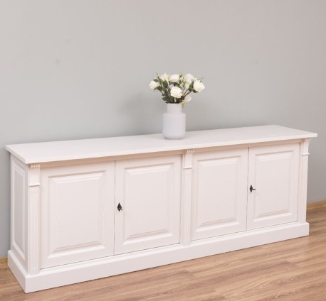 Bufet mare cu 4 usi, BAS, Colectia Directoire de la Studio Szel PS72BAS - Culoare Ext._P015A / Culoare Int._P002 - DUBLU COLOR