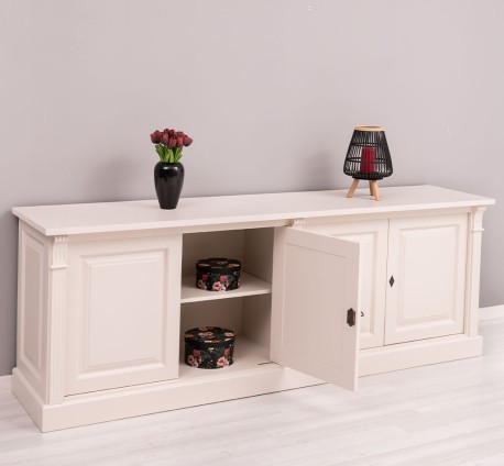 Bufet mare cu 4 usi, BAS, Colectia Directoire de la Studio Szel PS72BAS - Culoare_P015 - VOPSIT