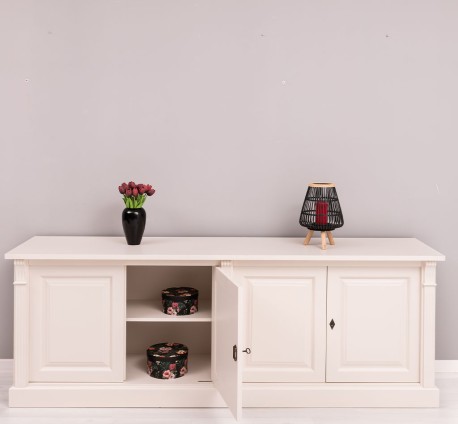 Bufet mare cu 4 usi, BAS, Colectia Directoire de la Studio Szel PS72BAS - Culoare_P015 - VOPSIT