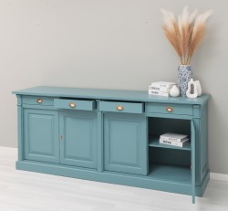 Bufet cu 4 usi si 4 sertare, Colectia Directoire de la Studio Szel PS16BAS - Culoare_P008 - VOPSIT
