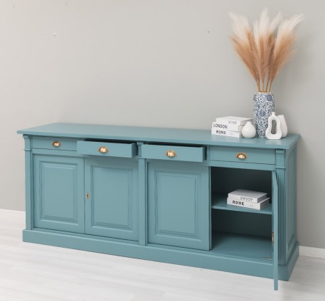 Bufet cu 4 usi si 4 sertare, Colectia Directoire de la Studio Szel PS16BAS - Culoare_P008 - VOPSIT