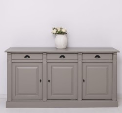 Bufet cu 3 usi, 3 sertare, BAS Colectia Directoire de la Studio Szel PS23BAS - Culoare Ext._P030 / Culoare Int._P001 - DUBLU COLOR