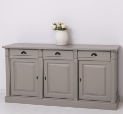 Bufet cu 3 usi, 3 sertare, BAS Colectia Directoire de la Studio Szel PS23BAS - Culoare Ext._P030 / Culoare Int._P001 - DUBLU COLOR