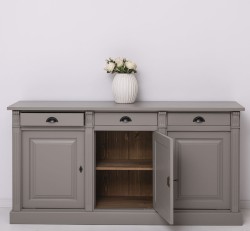 Bufet cu 3 usi, 3 sertare, BAS Colectia Directoire de la Studio Szel PS23BAS - Culoare Ext._P030 / Culoare Int._P001 - DUBLU COLOR