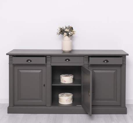 Bufet cu 3 usi, 3 sertare, BAS Colectia Directoire de la Studio Szel PS23BAS - Culoare_P022 - VOPSIT