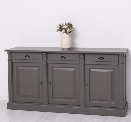 Bufet cu 3 usi, 3 sertare, BAS Colectia Directoire de la Studio Szel PS23BAS - Culoare_P022 - VOPSIT
