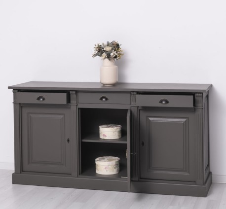 Bufet cu 3 usi, 3 sertare, BAS Colectia Directoire de la Studio Szel PS23BAS - Culoare_P022 - VOPSIT