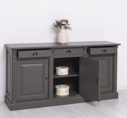 Bufet cu 3 usi, 3 sertare, BAS Colectia Directoire de la Studio Szel PS23BAS - Culoare_P022 - VOPSIT